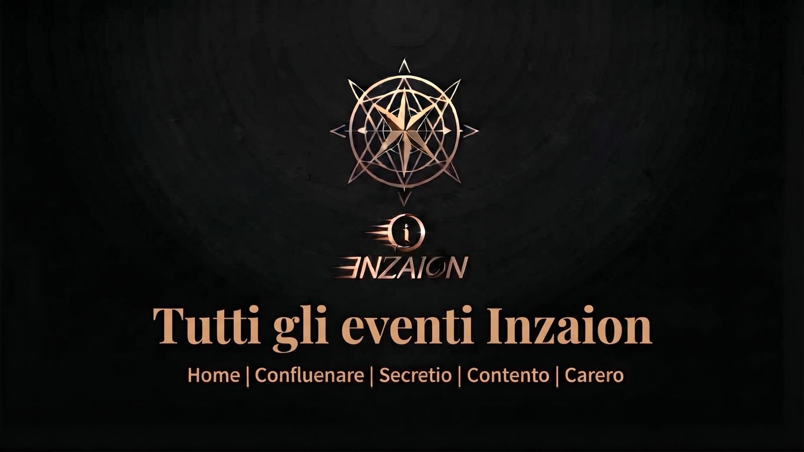 Tutti gli eventi di Inzaion